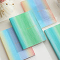 Susu Aesthetic Gradient Journal | Textured Iridescent Notebook with Pastel Pages